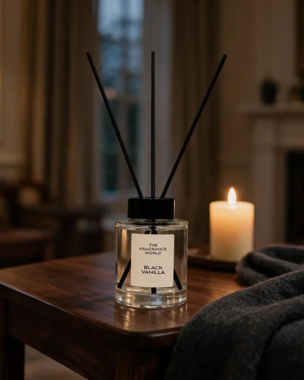 Black Vanilla fragrance by The Fragrance World lifestyle